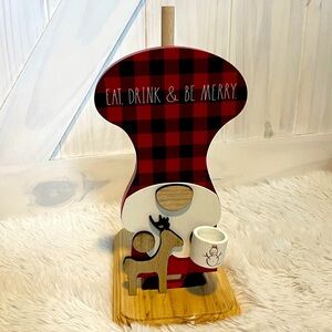 Rae Dunn Christmas Gnome Paper Towel Holder